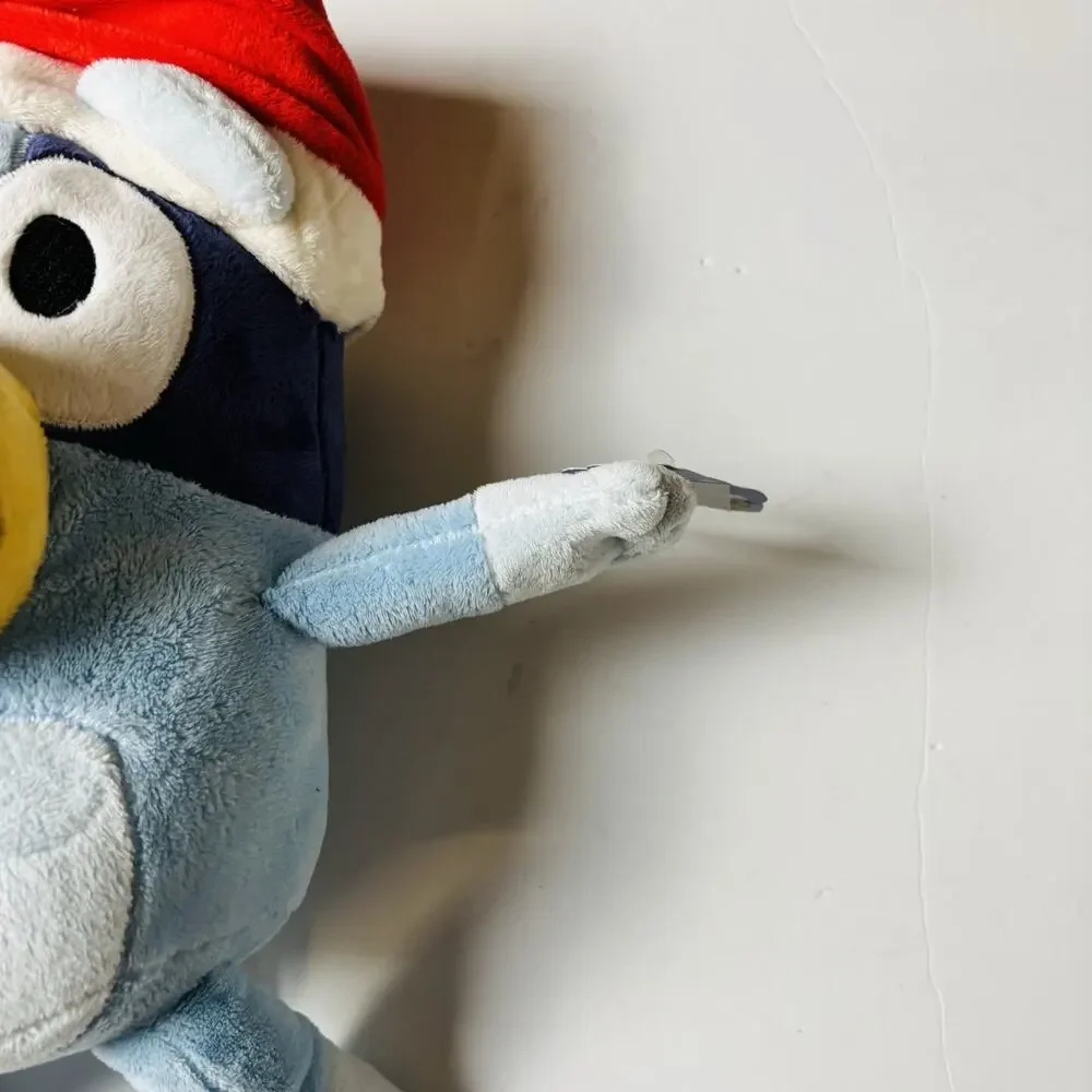 Bluey with Santa Hat 16” Holiday Plush Ultrasoft Buddy Stuffed Animals Toy NWT